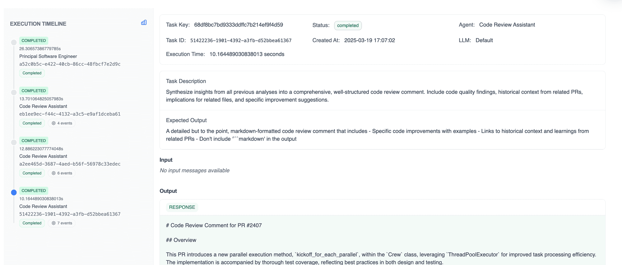 Low Level Prompt Traces