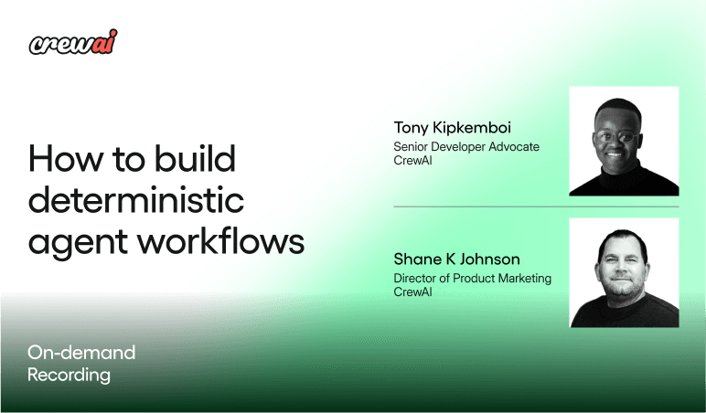 How to build deterministic agent workflows