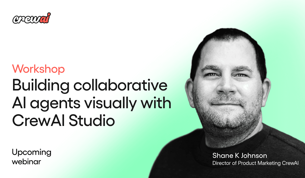 Workshop: Building collaborative AI agents visually with CrewAI Studio