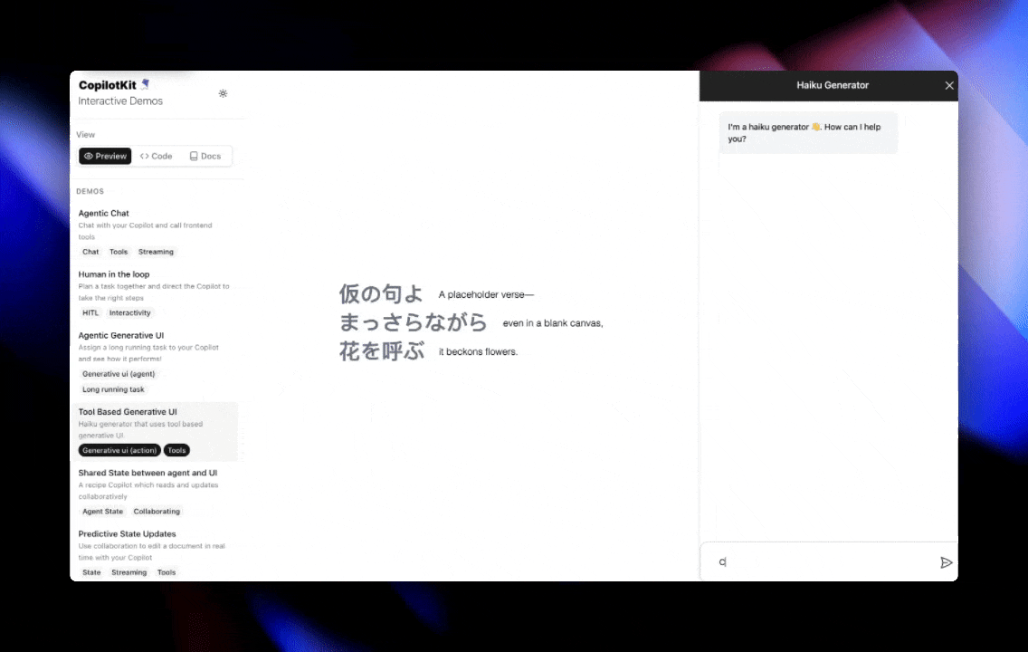 Tool-Based Generative UI